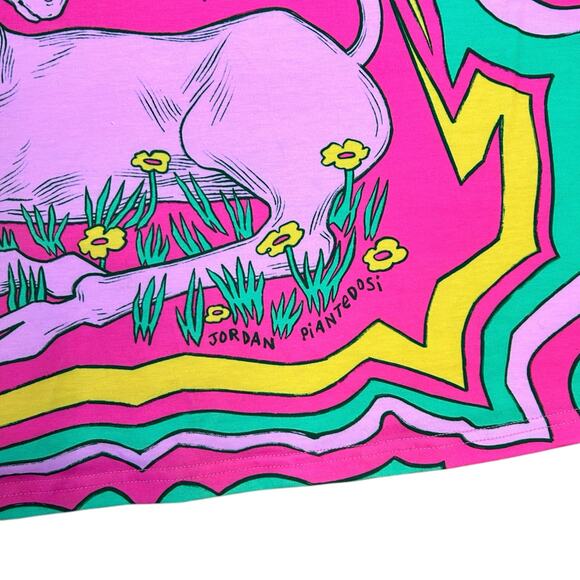 Colorful Unicorn Graphic Women's Blouse - Picture 5 of 10